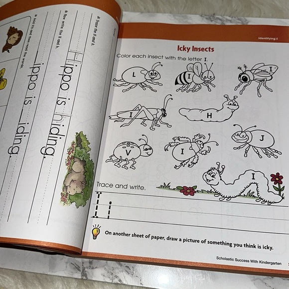 Scholastic Kindergarten Workbook - Yellow and Blue - Picture 12 of 17